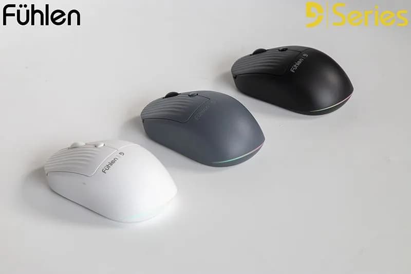 Chuột Máy Tính Không Dây Fuhlen M09S (Kết Nối 2.4G / Pin Sạc 600mAh / LED RGB)