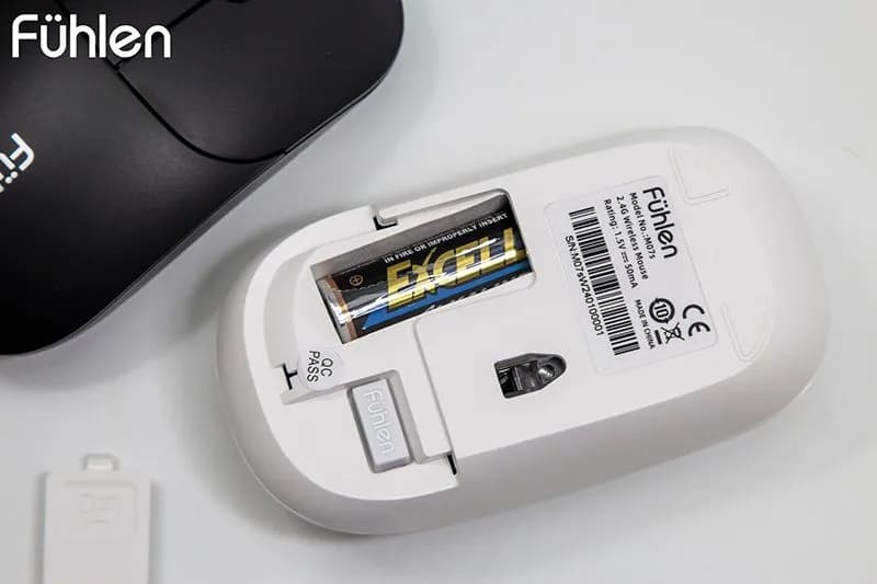 Chuột Máy Tính Không Dây Fuhlen M07S (Kết Nối 2.4G / Thiết Kế Ergonomic / Dùng Pin AA)