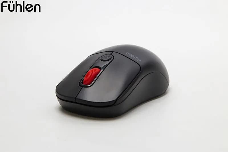 Chuột Máy Tính Không Dây Fuhlen M08S (Kết Nối 2.4G / Màu Đen)