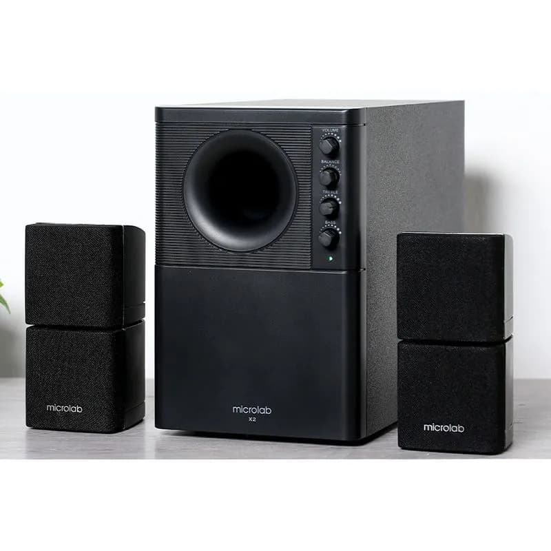 Loa Máy Tính 2.1 Microlab X2 (Gồm 1 Loa Sub Trầm & 2 Loa Vệ Tinh Đôi)