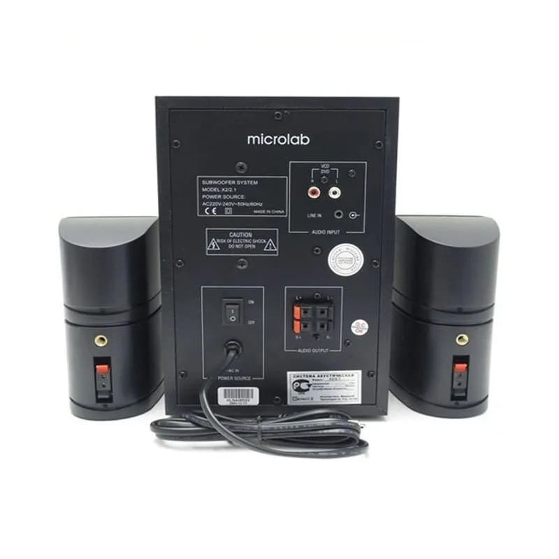 Loa Máy Tính 2.1 Microlab X2 (Gồm 1 Loa Sub Trầm & 2 Loa Vệ Tinh Đôi)