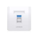 Mặt Ổ Cắm Mạng RJ45 Âm Tường Bằng Nhựa Ugreen 80180 Màu Trắng 1