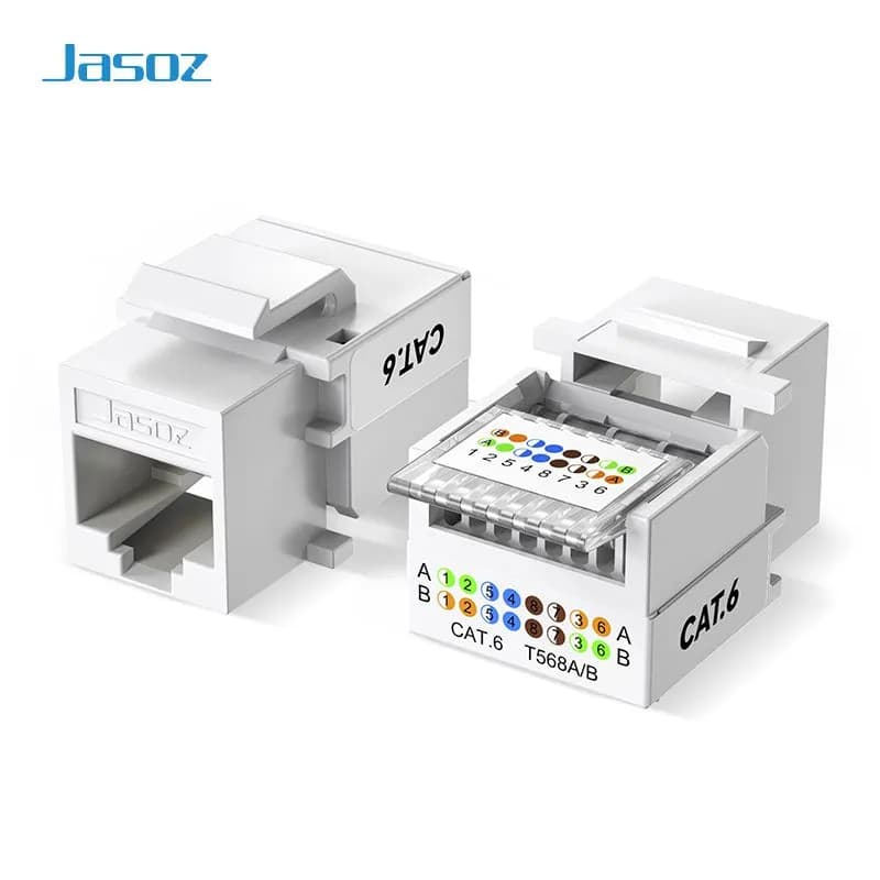 Nhân Mạng Âm Tường RJ45 Cat6 UTP Cao Cấp JASOZ E134 T-E297