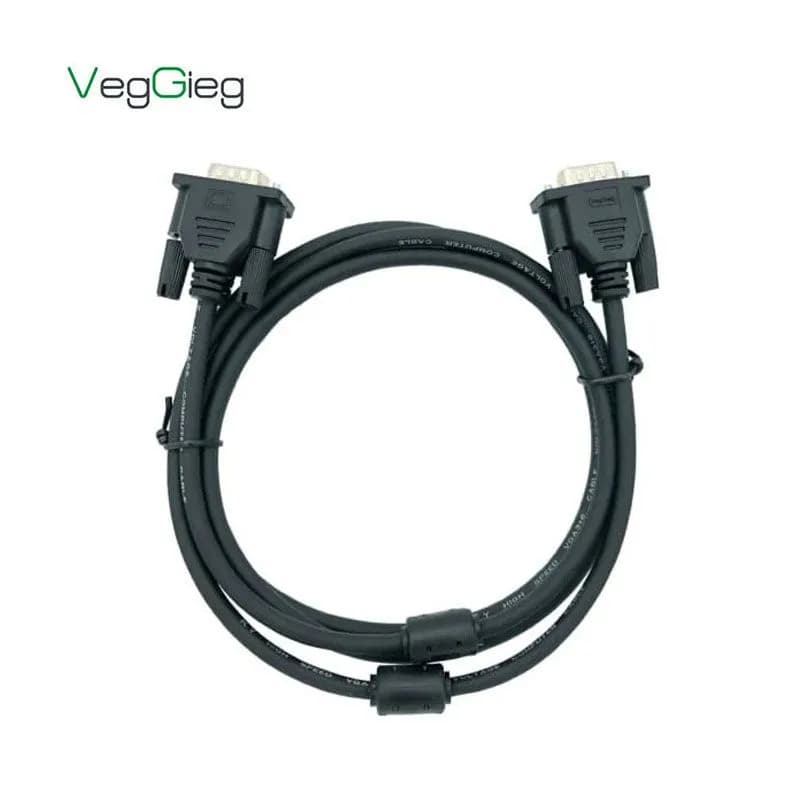 Cáp VGA 1.5m Veggieg V-V101 Chuẩn 3+6 Hỗ Trợ Full HD Giá Tốt