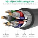 Cáp VGA 2M Ugreen 11646 VG101 Cao Cấp Hỗ Trợ Full HD 1080P 3