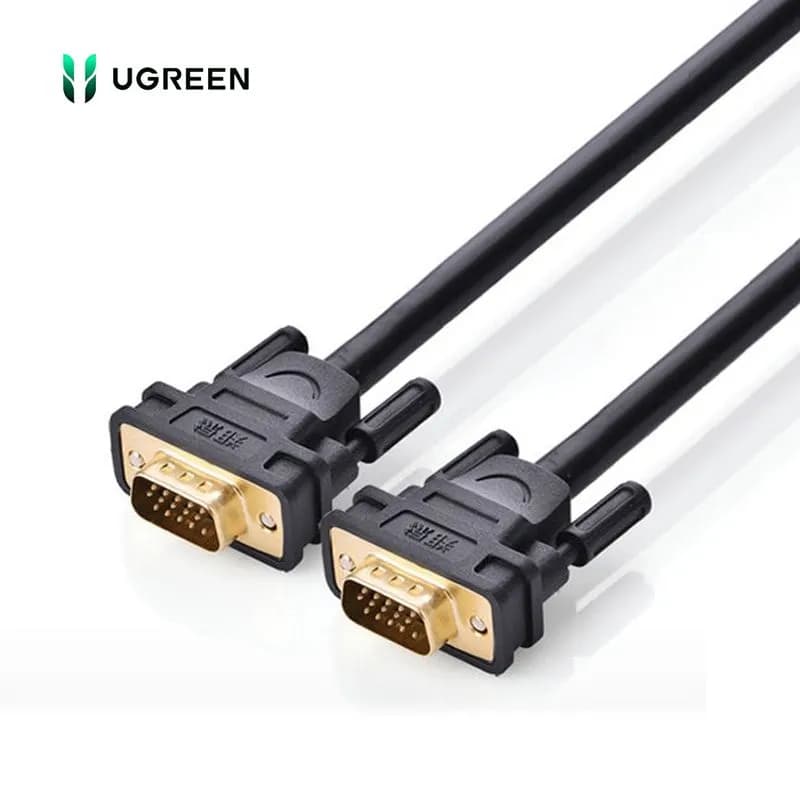 Cáp VGA 2M Ugreen 11646 VG101 Cao Cấp Hỗ Trợ Full HD 1080P