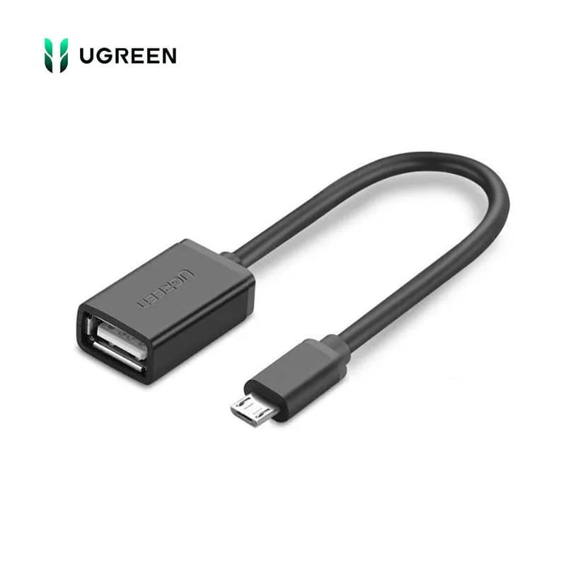 Cáp OTG Micro USB Sang USB 2.0 Dài 12cm Ugreen 10396