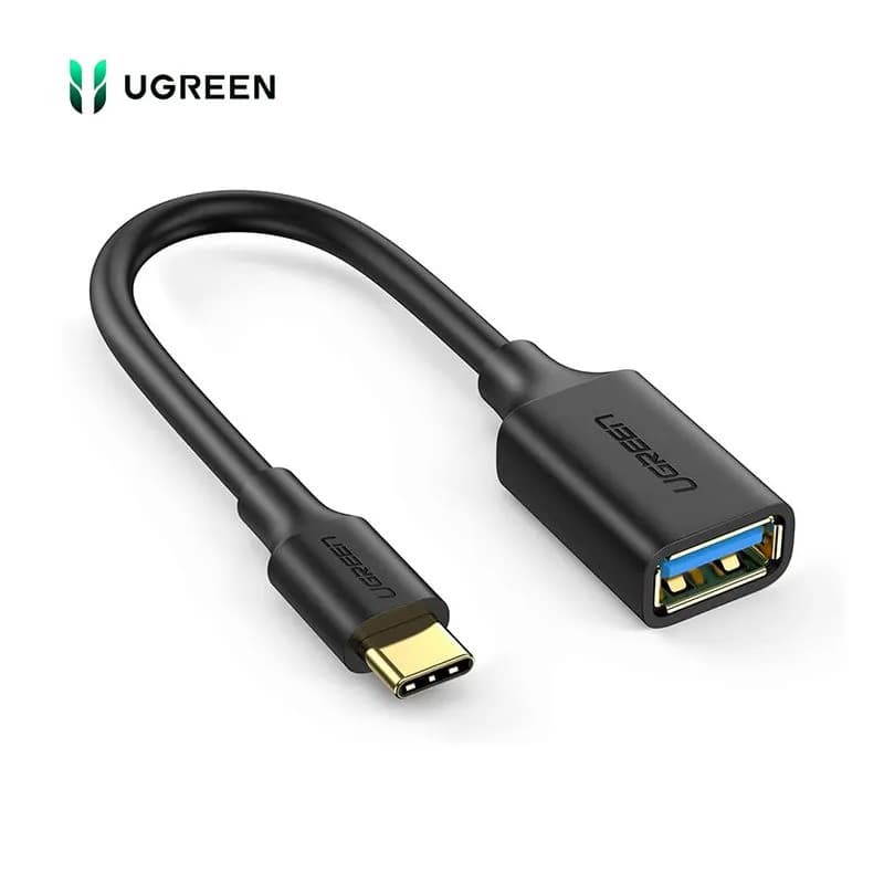 Cáp OTG USB Type-C Sang USB 3.0 Ugreen US154 (Đen/Trắng)