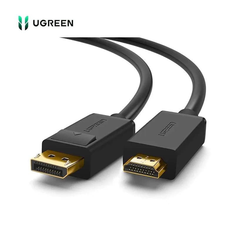 Dây Cáp Chuyển Displayport Sang HDMI 1.5M Ugreen 10239 Hỗ Trợ 4K