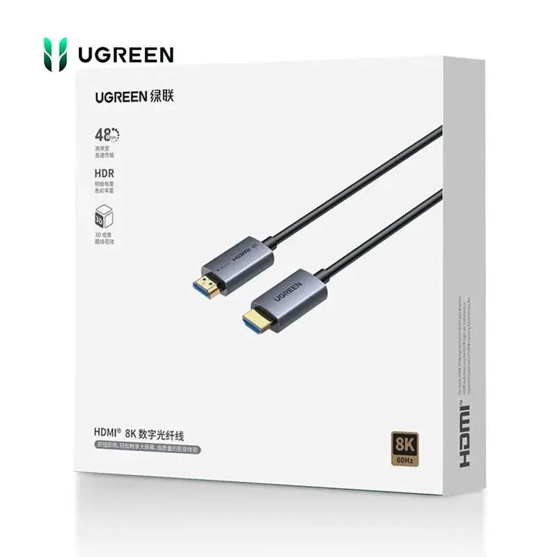 Cáp HDMI 2.1 Sợi Quang 8K 40m Ugreen 55509 (HD183) - hover