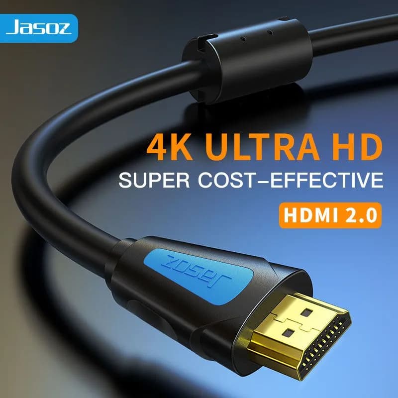 Cáp HDMI 2.0 Dài 10m Jasoz A118 T-A222 Hỗ Trợ 4K@30Hz 3D