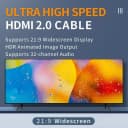 Cáp HDMI 2.0 Dài 10m Jasoz A118 T-A222 Hỗ Trợ 4K@30Hz 3D 6