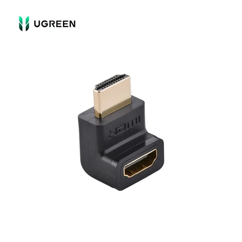 Đầu Nối HDMI 90 Độ Bẻ Góc Hướng Lên Ugreen 20110 HD112 (Hỗ Trợ 4K)