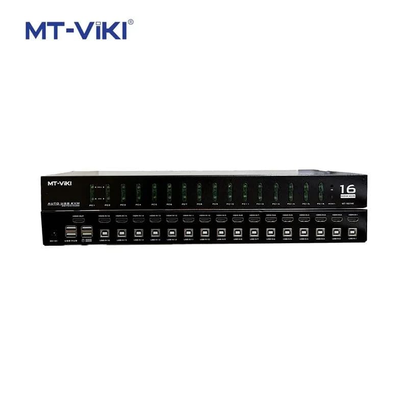 Bộ Gộp KVM HDMI 16 Cổng MT-VIKI MT-1601HK (4K@30Hz)