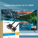 Cáp DVI 24+1 Sang VGA Dài 1.8m Chính Hãng Jasoz B106 T-B131 - Hỗ Trợ Full HD 3