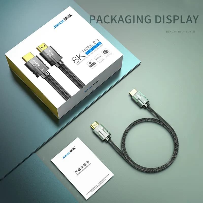 Cáp HDMI 2.1 8K@60Hz JASOZ A116 (T-A271) Vỏ Hợp Kim Kẽm 3M - hover