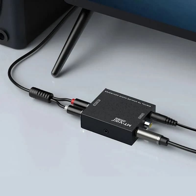 Bộ Chuyển Đổi Âm Thanh Quang Học Sang Audio AUX 3.5mm/RCA MT-VIKI MT-DA21