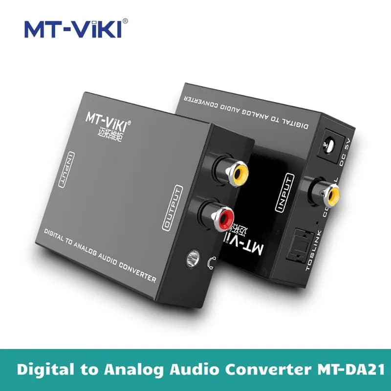 Bộ Chuyển Đổi Âm Thanh Quang Học Sang Audio AUX 3.5mm/RCA MT-VIKI MT-DA21