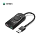 Card Âm Thanh USB Ra Jack 3.5mm Ugreen 40964 - Có Điều Chỉnh Âm Lượng & Tắt Mic 1