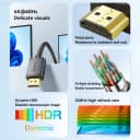 Cáp HDMI 2.0 Sợi Đồng Jasoz A102 T-A108 Dài 1.5m Hỗ Trợ 4K@60Hz 6