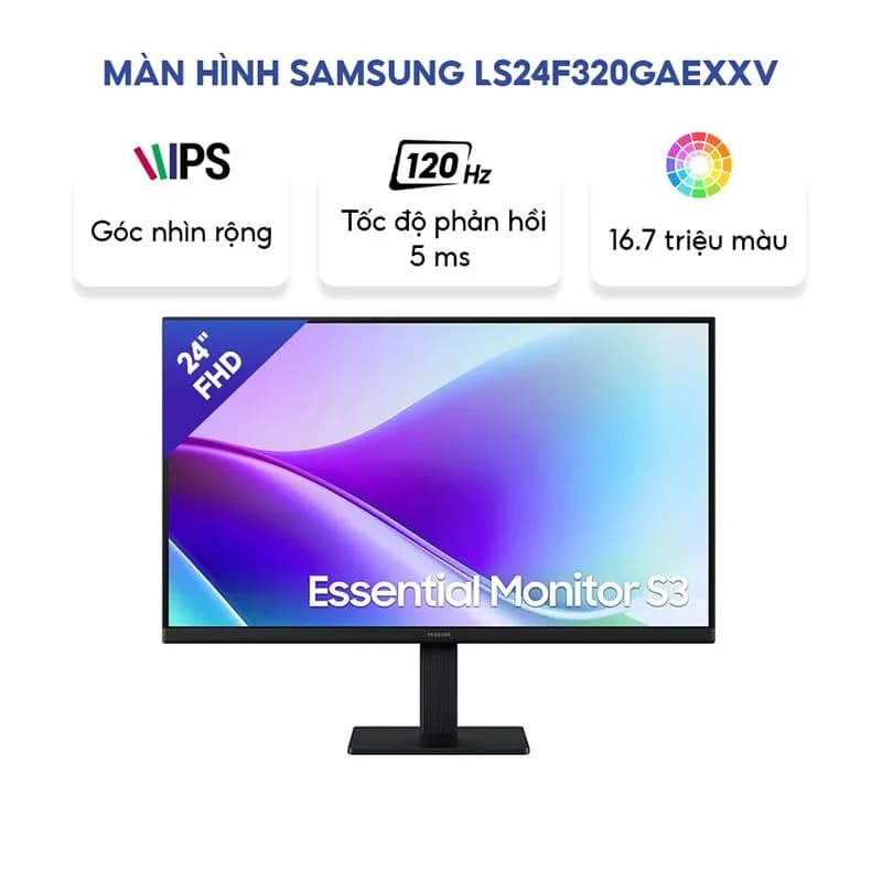Màn Hình Samsung LS24F320GAEXXV 24inch (FHD IPS 120Hz 5ms 2xHDMI) - hover