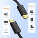 Cáp DisplayPort Sang DisplayPort 1.2 JASOZ A114 Hỗ Trợ 4K, 2K 144Hz 3
