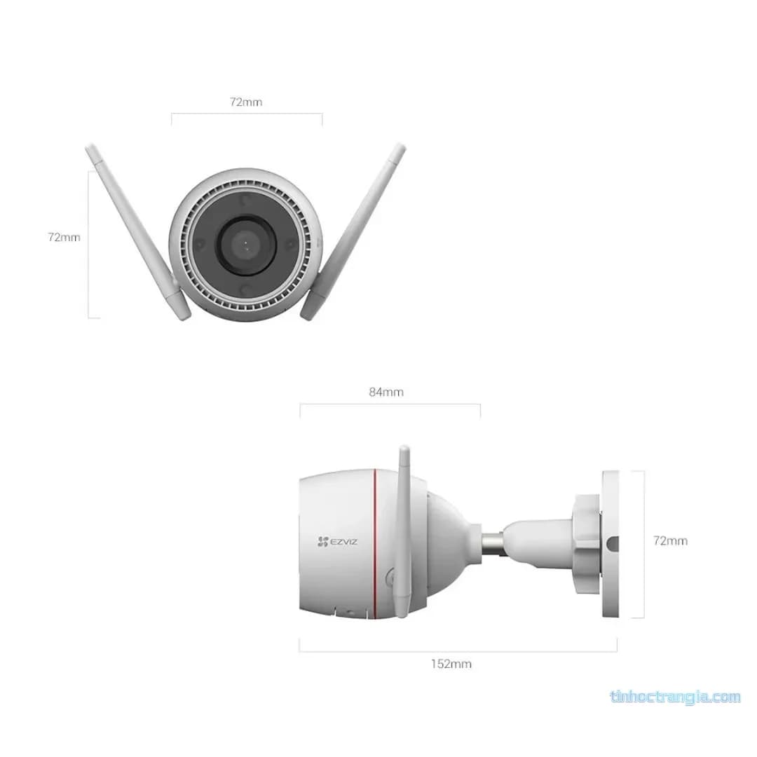 Camera quan sát ngoài trời EZVIZ CS-H3C (3MP, 2.8mm, Color) Đàm Thoại 2 Chiều