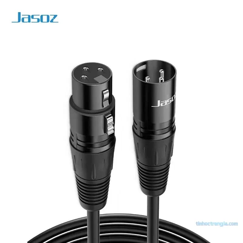 Cáp Âm Thanh XLR Nối Dài Chính Hãng JASOZ C107 (1.5M - 5M) - hover