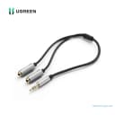 Cáp Chia Tai Nghe Audio 3.5mm 1 Ra 2 (1 Cổng Dương Sang 2 Cổng Âm) Dài 20cm Ugreen 10532 1