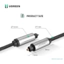 Cáp Quang Âm Thanh Optical Ugreen AV108 Bọc Lưới Cao Cấp (1M - 3M) 2