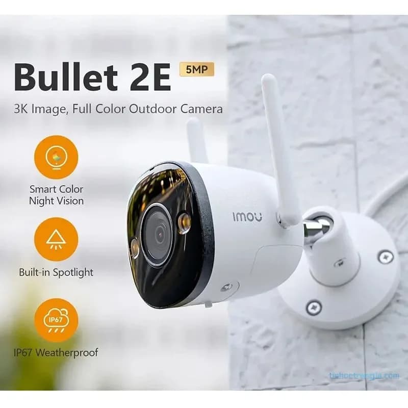 Camera Wifi Imou IPC-F52FP 5MP (3K) - Camera Ngoài Trời Có Màu Ban Đêm - hover