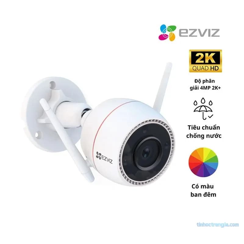Camera Ezviz CS-H3c 4MP (2K) 2.8mm - Camera Ngoài Trời Có Màu Ban Đêm Full Color - hover