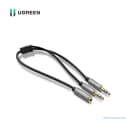 Cáp Gộp Âm Thanh Jack 3.5mm (1 Loa + 1 Mic) Sang Jack 3.5mm Âm Ugreen 20899 AV140 1