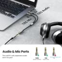 Cáp Gộp Âm Thanh Jack 3.5mm (1 Loa + 1 Mic) Sang Jack 3.5mm Âm Ugreen 20899 AV140 3
