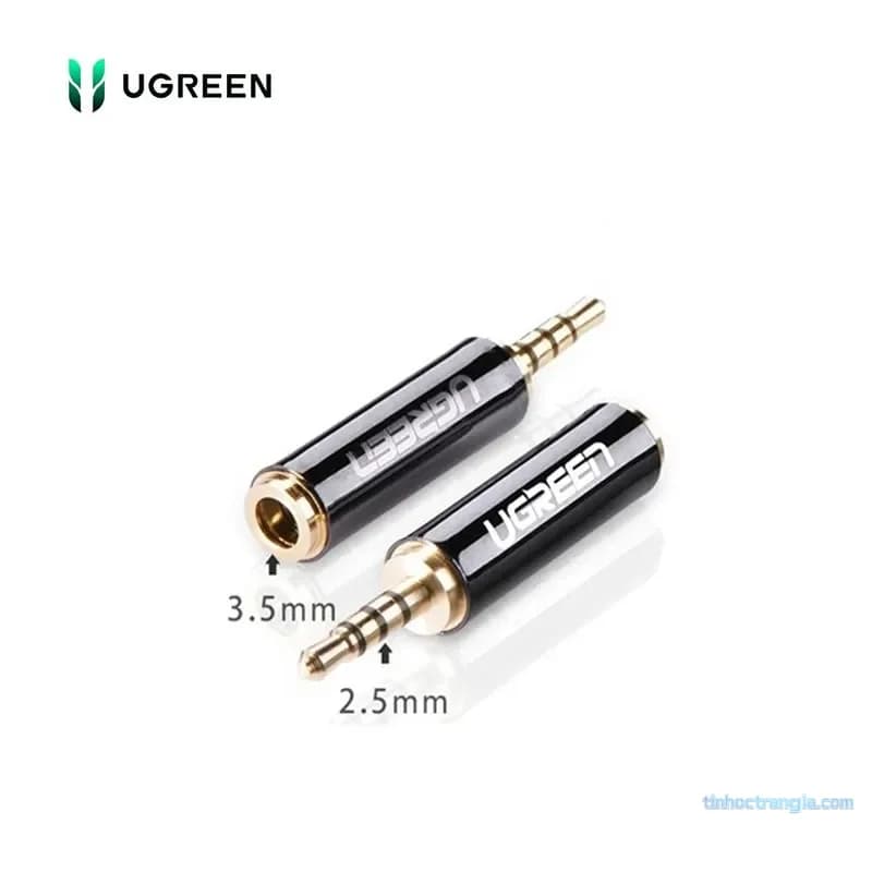 Đầu Chuyển Tai Nghe 2.5mm Sang 3.5mm Ugreen 20501 - Giắc Audio Mạ Vàng