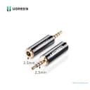 Đầu Chuyển Tai Nghe 2.5mm Sang 3.5mm Ugreen 20501 - Giắc Audio Mạ Vàng 2