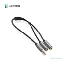 Cáp Chia Jack 3.5mm 1 Đực Sang 2 Cái (Loa + Mic) Ugreen 30619 1