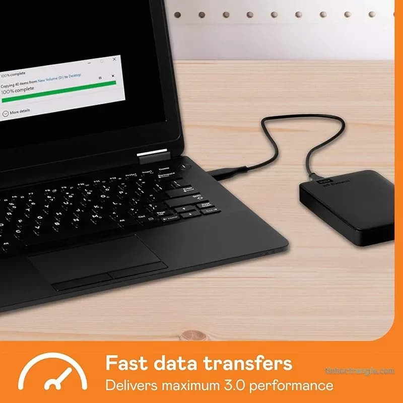 Ổ Cứng Di Động WD Elements 1TB 2.5 inch - Ổ Cứng Cắm Ngoài WDBUZG0010BBK-WESN