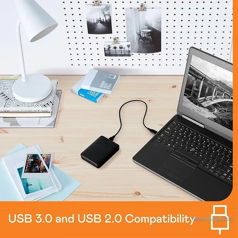 Ổ Cứng Di Động WD Elements 1TB 2.5 inch - Ổ Cứng Cắm Ngoài WDBUZG0010BBK-WESN