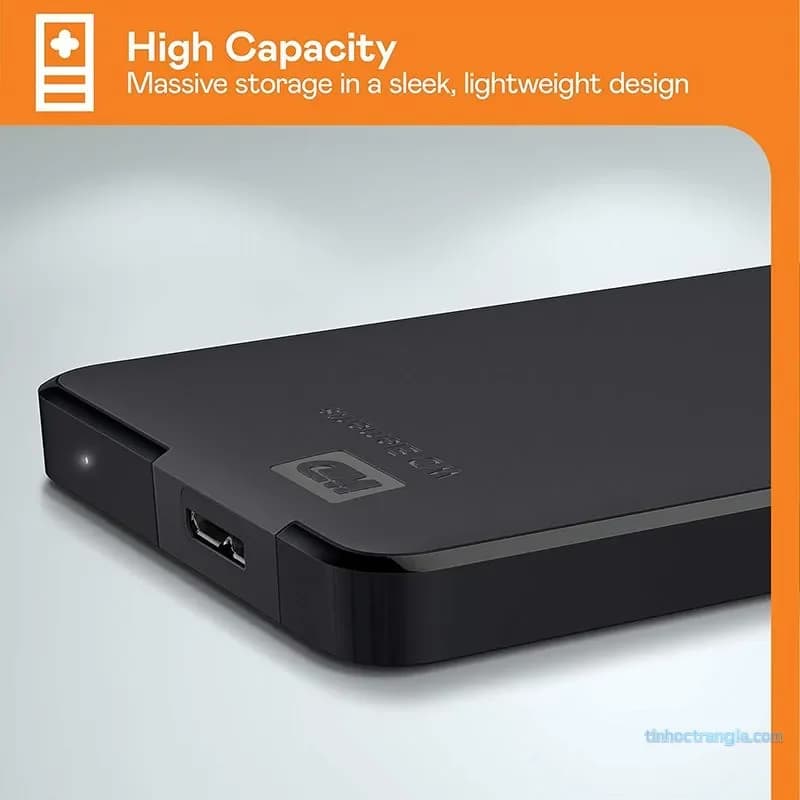 Ổ Cứng Di Động WD Elements 2TB 2.5 inch - Ổ Cứng Cắm Ngoài Western Digital WDBU6Y0020BBK-WESN