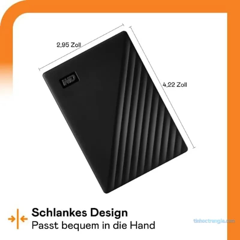 Ổ Cứng Di Động WD My Passport 1TB Black - Ổ Cứng Cắm Ngoài Western Digital WDBYVG0010BBK-WESN