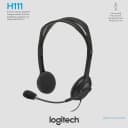 Tai Nghe Chụp Tai Logitech H111 Có Mic, 1 Jack 3.5mm Cho PC & Laptop 3