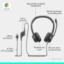 Tai Nghe Logitech H390 USB Headset - Tích Hợp Micro Khử Ồn, Đệm Tai Êm Ái 7