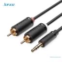 Cáp Âm Thanh 3.5mm Ra 2 Đầu RCA (Hoa Sen) Jasoz C104 Chính Hãng (1.5m - 15m) 1