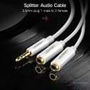 Cáp Chia Audio 3.5mm 1 Ra 2 Dài 20cm Ugreen 10739 (Màu Trắng)   6