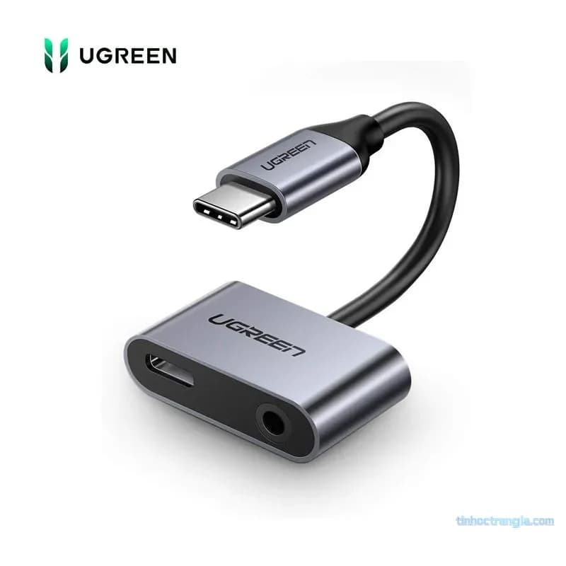 Cáp Chuyển Type C Sang 3.5mm Tích Hợp Sạc Ugreen 50596  