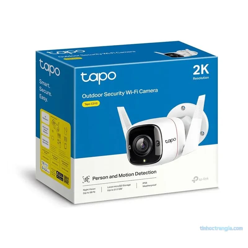 Camera IP Wifi Thân Ngoài Trời TP-Link Tapo C310 2K 3MP - hover
