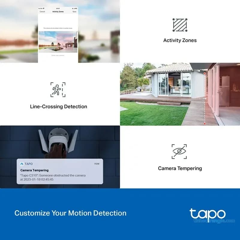 Camera IP Wifi Thân Ngoài Trời TP-Link Tapo C310 2K 3MP