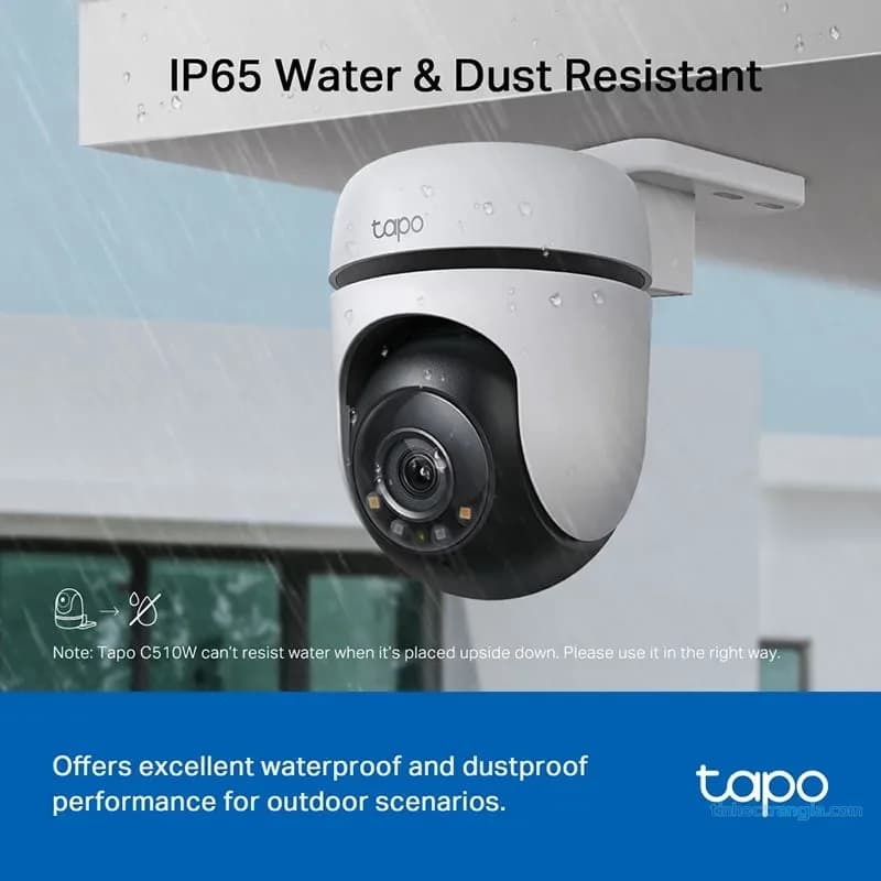 Camera IP Wifi Ngoài Trời Quay Quét TP-Link Tapo C510W 2K 3MP