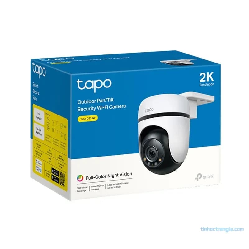 Camera IP Wifi Ngoài Trời Quay Quét TP-Link Tapo C510W 2K 3MP